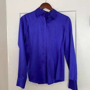 Ann Taylor Silk button down top